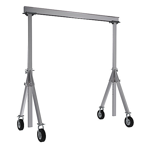 Aluminum Gantry Crane W/Pnu Caster 10 × 12