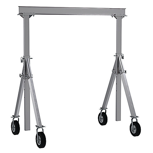 Aluminum Gantry Crane W/Pnu Caster 10 × 8