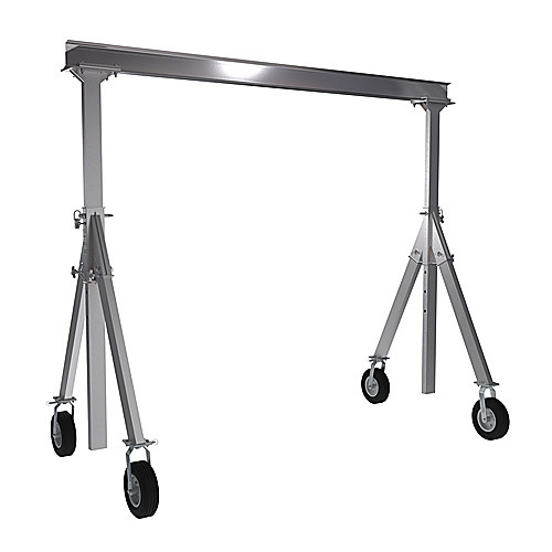 Aluminum Gantry Crane W/Pnu Caster 8 × 10