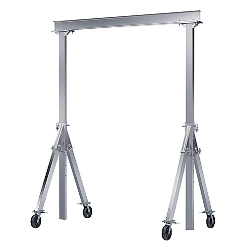 Adjustable Aluminum Gantry Crane 2K 10 × 10 VG Casters