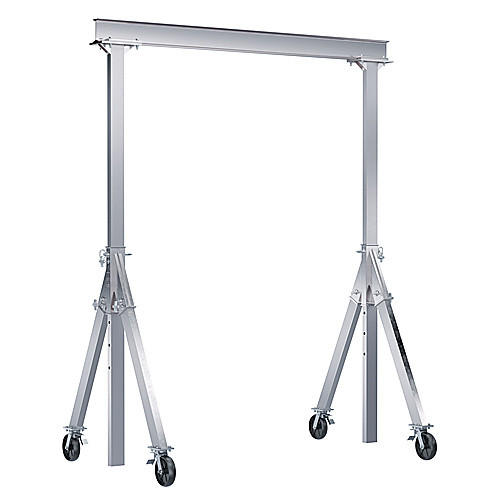 Adjustable Aluminum Gantry Crane 4K 8 × 12 TL Casters