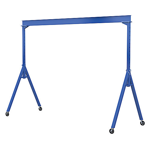 Adjustable Height Steel Gantry Crane 4K 10 × 12 VG Casters