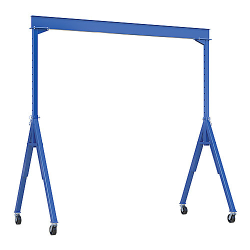 Adjustable Height Steel Gantry Crane 6K 20 × 12 TL Casters