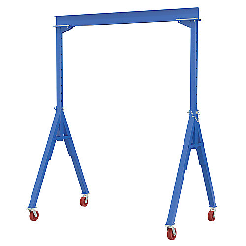 Adjustable Height Steel Gantry Crane 8K 20 × 16 VG Casters