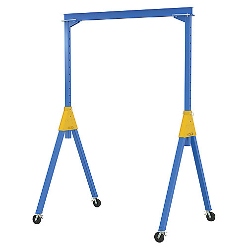 Knockdown Adjustable Steel Gantry Crane 4K 10 × 14 TL Casters