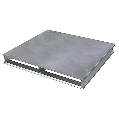 Hvy Duty Alum Solid Top Pallet 4K 48 × 48″
