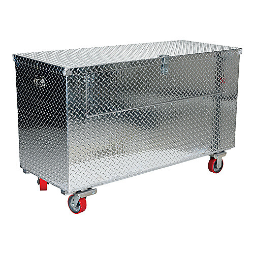 Alum Tool Box Front Door -Casters 36 × 60