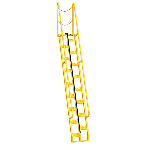 Alternate Tread Stair 68 Degree 131.75″