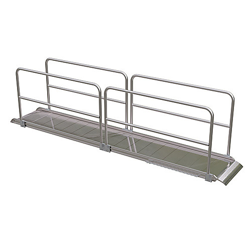 Alum Walk Ramp Handrail Overlap 168 × 28″