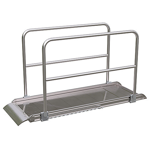 Alum Walk Ramp Handrail Overlap 84 × 28″