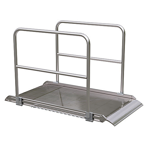 Alum Walk Ramp Handrail Overlap 72 × 38″