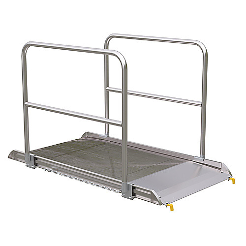 Alum Walk Ramp Handrail Hook 73.87 × 38″