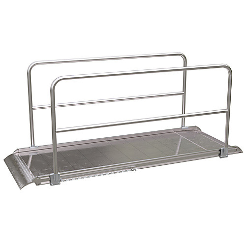 Alum Walk Ramp Handrail Overlap 108 × 38″