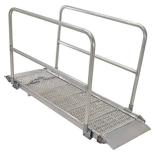 Alum Grip Walk Ramp Handrail 29.38 × 73.25