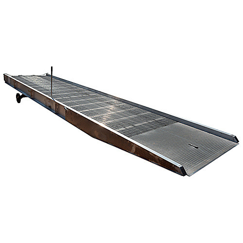 Aluminum Yard Ramp 25K lb 95″W × 360″L