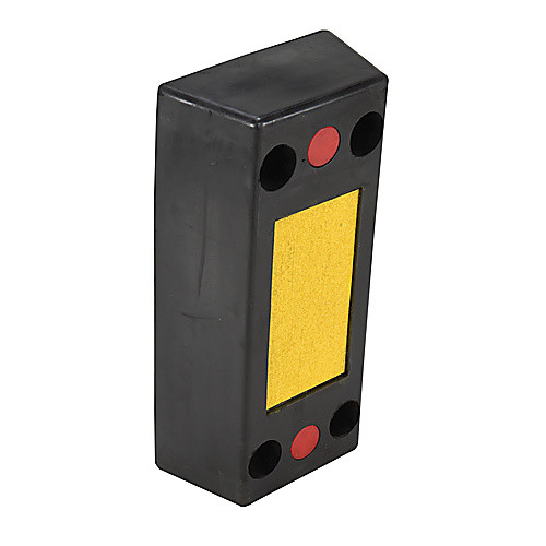 Rectangle Molded Rubber Bumper 6 × 24 × 12