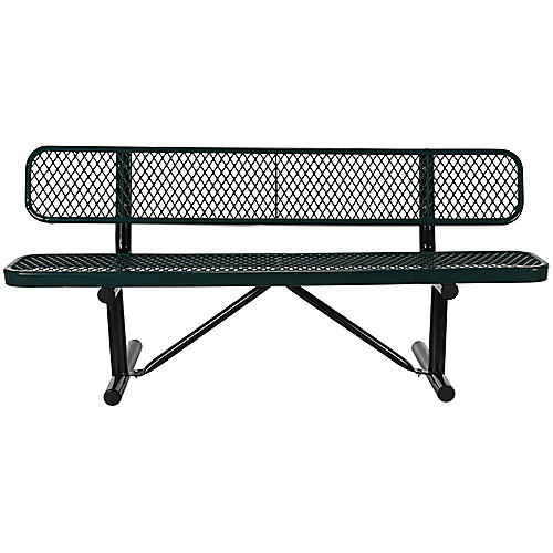 Bench Expanded Metal 72 Green