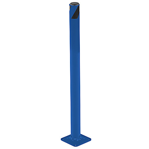 Steel Pipe Safety Bollard 24″ × 1.75″ Blue
