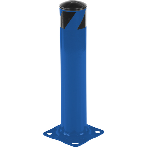 Steel Pipe Safety Bollard 24″ × 4.5″ Blue