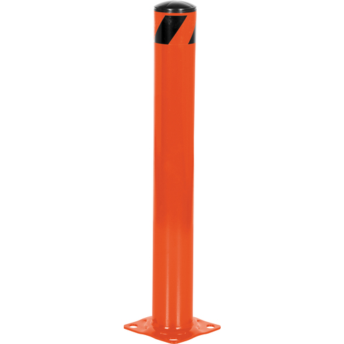 Steel Pipe Safety Bollard 36″ × 4.5″ Orange
