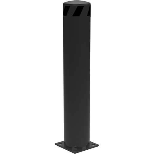 Steel Pipe Safety Bollard 36″ × 6.5″ Black
