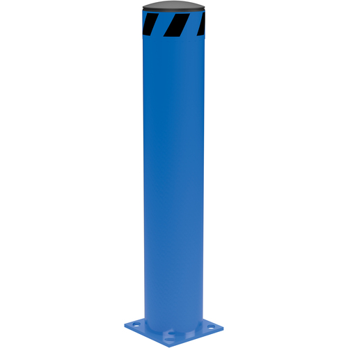 Steel Pipe Safety Bollard 36″ × 6.5″ Blue