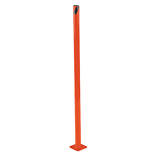 Steel Pipe Safety Bollard 42″ × 1.75″ Orange
