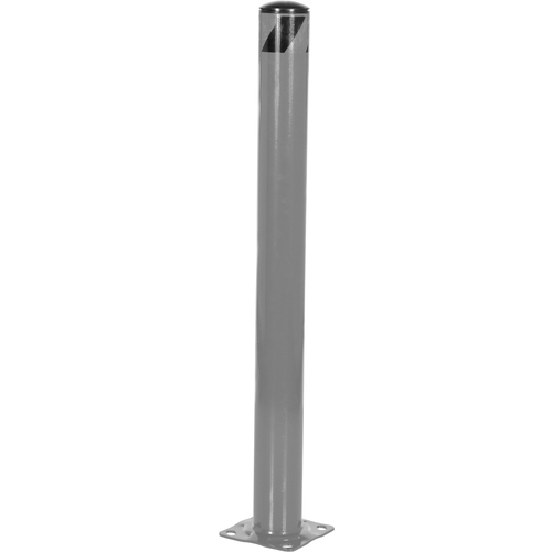 Steel Pipe Safety Bollard 42″ × 4.5″ Gray