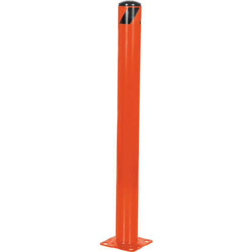 Steel Pipe Safety Bollard 42″ × 5.5″ Orange