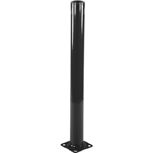 Steel Pipe Safety Bollard 48″ × 4.5″ Black