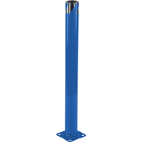 Steel Pipe Safety Bollard 48″ × 4.5″ Blue