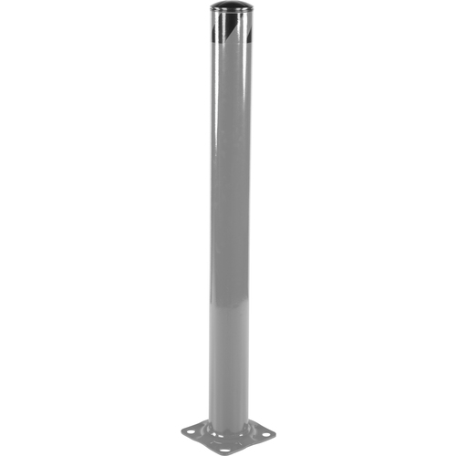 Steel Pipe Safety Bollard 48″ × 5.5″ Gray