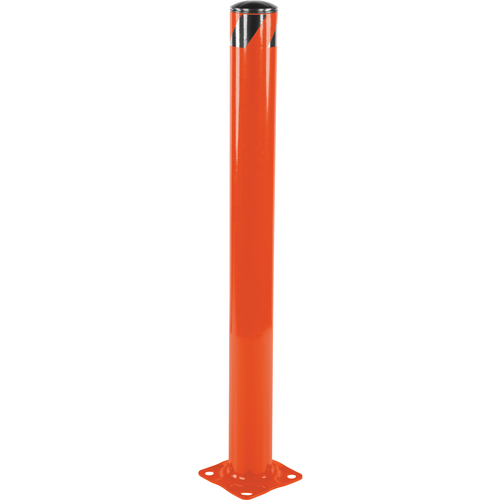 Steel Pipe Safety Bollard 48″ × 5.5″ Orange
