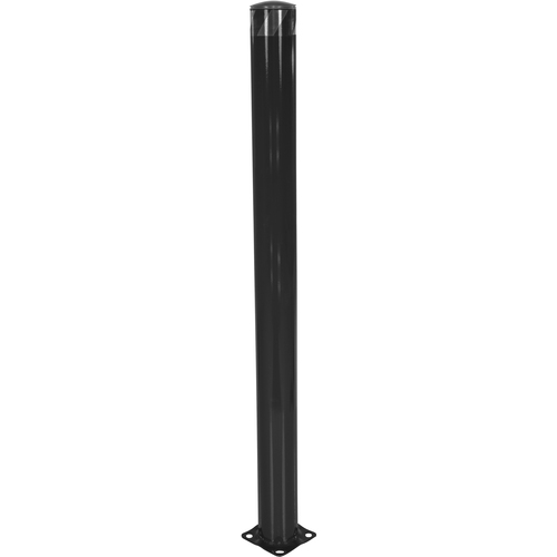 Steel Pipe Safety Bollard 62″ × 4.5″ Black