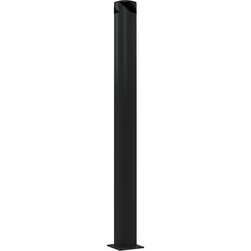 Steel Pipe Safety Bollard 72″ × 6.5″ Black