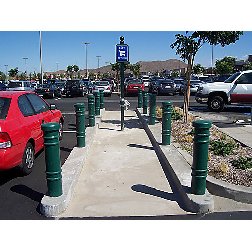 GREEN BOLLARD COVER 52″