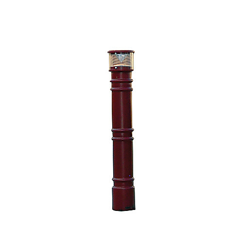 RED BOLLARD-AC LIGHT 57″