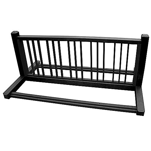 Bike Rack Black/Black Insert 10 Position