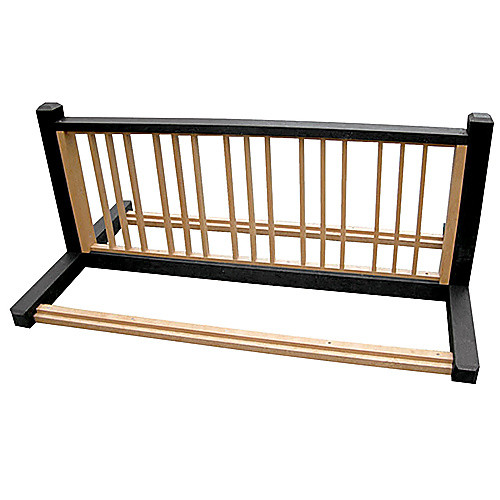 Bike Rack Black/Cedar 10 Positions