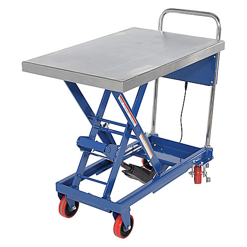 Linear Elevating Cart 400lb 23.625 × 35.5