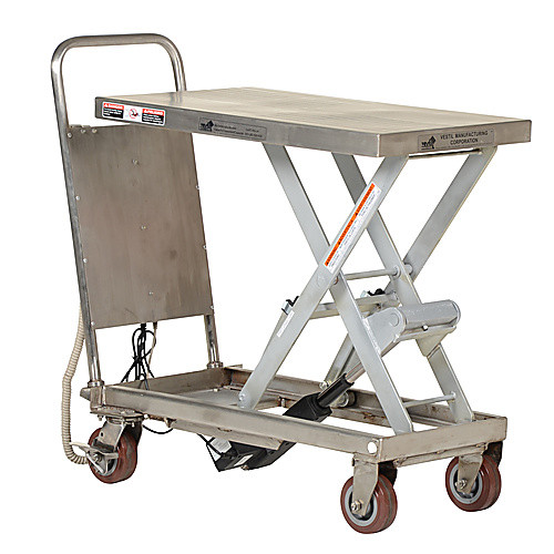 Partially SS Cart 500lb 19.5 × 32
