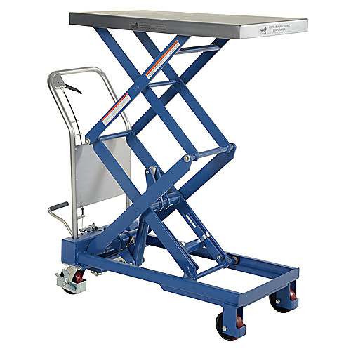 Double Hydraulic Cart 800lb 35.5 × 20