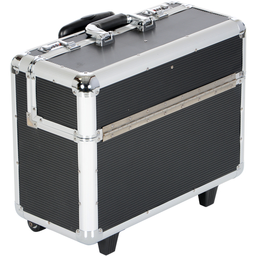 Aluminum Frame Case W/Trolley 20 × 10 × 15
