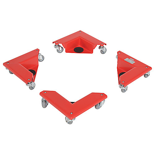 Corner Mover Dolly Steel 4 Pack 300 lb. Cap.