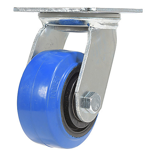4 × 2 Elastic Rubber (Blue) Swivel