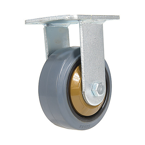 5X2 RUBBER RIGID CASTER
