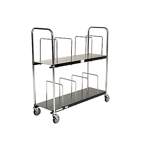 Portable Carton Cart Two Tier 18 × 56