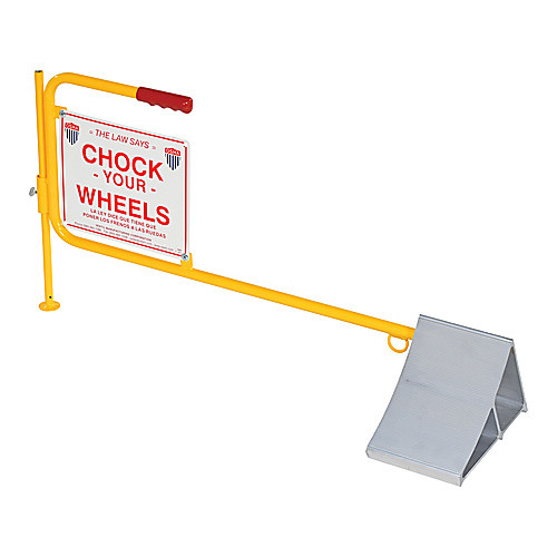 Aluminum Wheel Chock With Flag