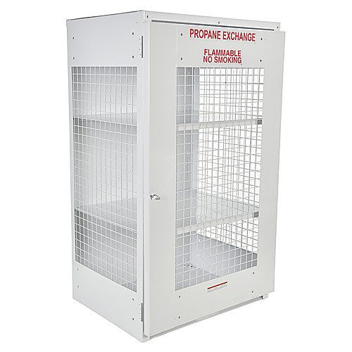 Cylinder Cabinet-Mesh Door 18 Capacity