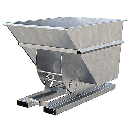 Hopper W/O Bump & Dump HD 1 Cu 6K Galv